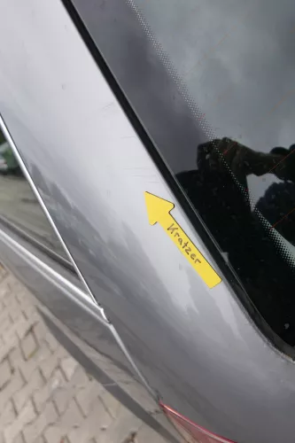 VW Passat 3BG Kombi Variant Heckklappe Klappe Kofferraumklappe grau LD7W (160476)