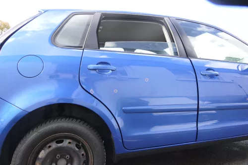 VW Polo 9N 9N3 Tür hinten rechts 4/5-Türer blau LA5M