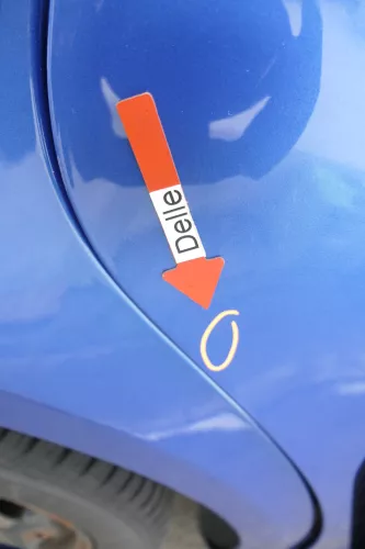 VW Polo 9N 9N3 Tür hinten rechts 4/5-Türer blau LA5M (160516)