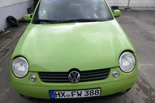 VW Lupo Motorhaube KLappe vorne grün LR6A