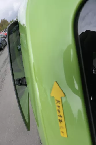 VW Lupo 6X Heckklappe Klappe Kofferraumklappe Scheibe grün LR6A ohneAnbautei (160631)