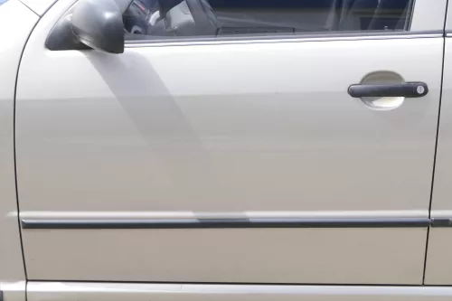 Skoda Fabia 6Y Kombi + Limousine Tür vorne links Fahrertür gelb gold beige LF8F (160660)