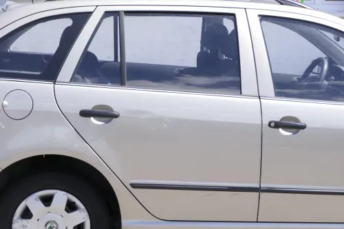 Skoda Fabia 6Y Combi Variant Kombi Tür hinten rechts gold beige gelb LF8F ohneAn