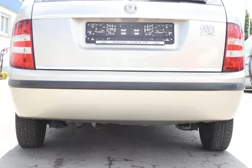 Skoda Fabia 6Y Kombi Combi Stoßstange hinten Heckstoßstange beige gelb gold LF8F
