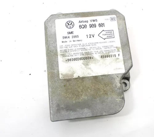 VW Polo 6N2 Lupo Steuergerät Airbag Airbagsteuergerät 1C0909601 D Index 03 - 02A