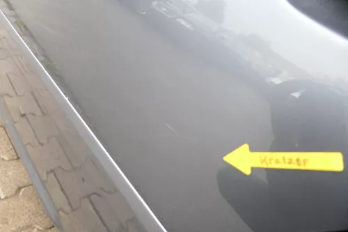 Audi A6 4B C5 Tür Türblatt hinten links grau LX7Z nur Türblatt (160838)