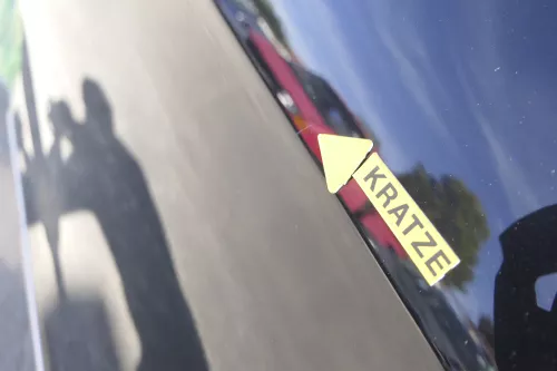 VW Passat 3C Kombi Variant Tür hinten links schwarz LC9X deepblack - chrom ohneA (160930)