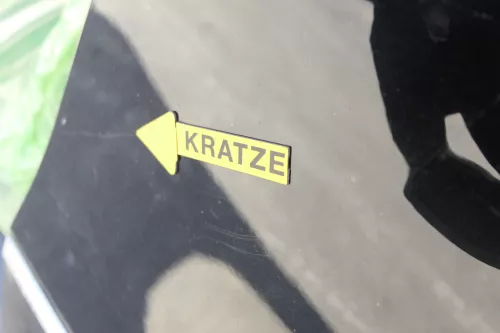 VW Passat 3C Kombi Variant Tür hinten links schwarz LC9X deepblack - chrom ohneA (160930)