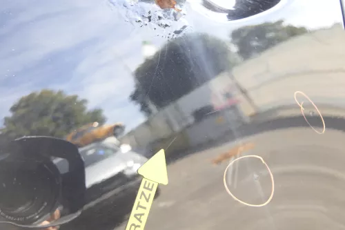 VW Passat 3C Kombi Variant Tür hinten links schwarz LC9X deepblack - chrom ohneA (160930)