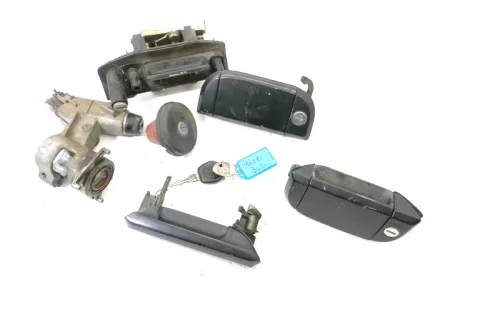 VW T4 Schloßsystem Türschloß Tür 2x Schlüssel Schloß Zündschloß Heckschloß (160957)