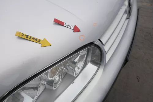 VW Golf 4 Motorhaube Haube Klappe vorne silber grau LB7Z satinsilber satin 074 (161074)