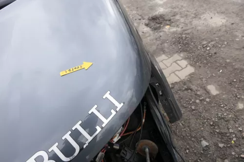 VW T5 Multivan Motorhaube Haube Klappe vorne grau LD7U (161091)