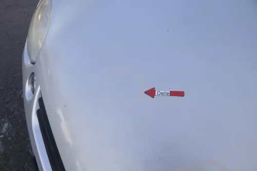 VW Lupo Motorhaube KLappe vorne silber LA7W reflexsilber grau (161128)