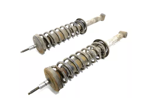 VW Polo Kombi Classic 6KV Feder Federn hinten links+rechts 2x Stoßdämpfer hinten (161157)