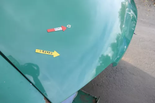 VW T4 Transporter Pritsche Motorhaube Haube Klappe vorne grün  (161194)