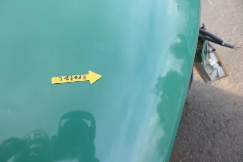 VW T4 Transporter Pritsche Motorhaube Haube Klappe vorne grün  (161194)