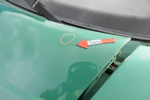 VW T4 Transporter Pritsche Motorhaube Haube Klappe vorne grün  (161194)