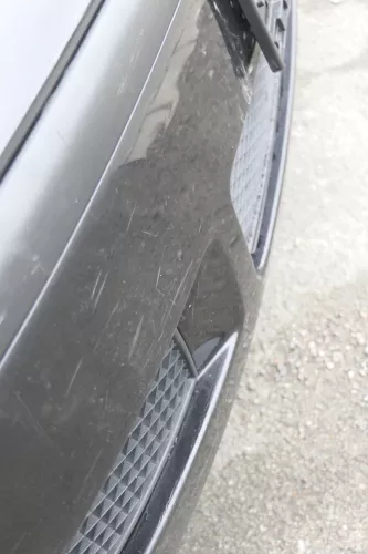 VW Polo 6N2 Stoßstange vorne Frontstoßstange Stoßfänger schwarz LC9Z +Grill d (161239)