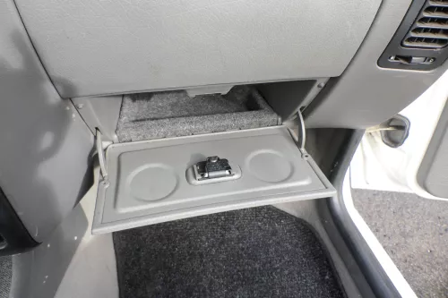 VW Polo 6N Handschufach Fach unter dem Beifahrerairba grau (161264)