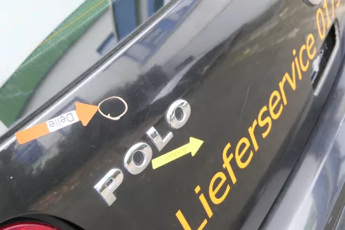 Polo 6N2 Heckklappe Klappe hinten Kofferraumklappe schwarz LC9Z- ohne Anbauteile (161271)