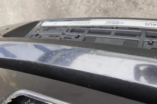 VW Polo 6N2 Stoßstange hinten Heckstoßstange Stoßfänger schwarz LC9Z - PDC (161272)