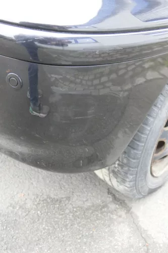 VW Polo 6N2 Stoßstange hinten Heckstoßstange Stoßfänger schwarz LC9Z - PDC (161272)