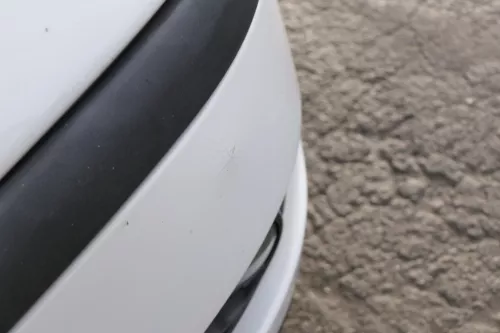 VW Polo 6N2 Stoßstange vorne Frontstoßstange Stoßfänger weiß LB9A +Grill (161327)