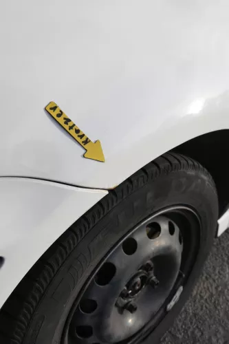 VW Polo 6N2 Kotflügel vorne links weiß LB9A (bis unterm Schweller) (161330)