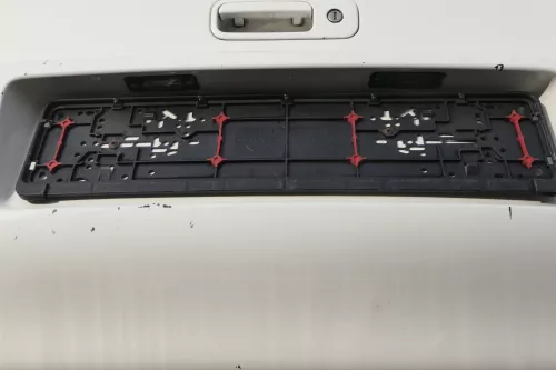 VW Polo 6N2 Stoßstange hinten Heckstoßstange Stoßfänger weiß LB9A (161333)