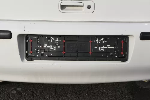 VW Polo 6N2 Stoßstange hinten Heckstoßstange Stoßfänger weiß LB9A (161333)