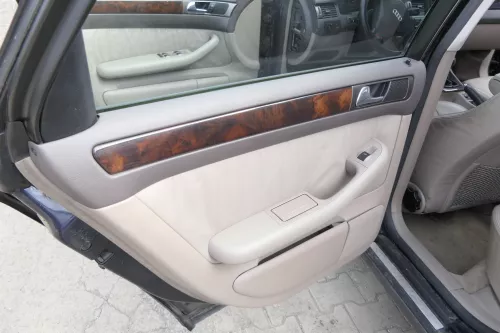 4x A6 4B Türverkleidung Verkleidung Tür vorne hinten links rechts Leder melange (161379)