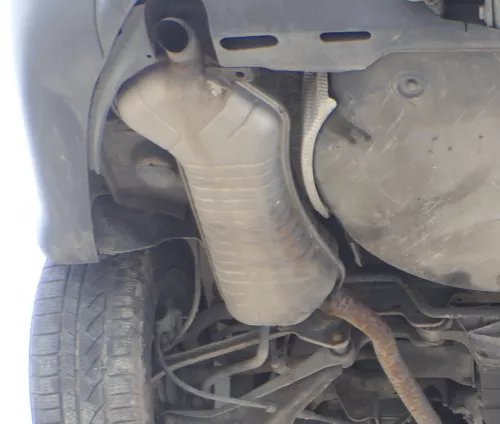 Audi A6 4B Quattro Auspuff Endschalldämpfer hinten links 4B0253609H ALF ARJ AGA