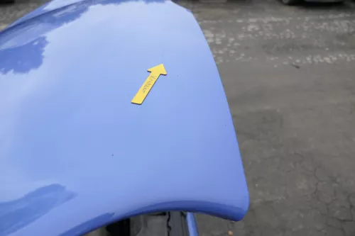 VW Lupo Motorhaube KLappe vorne blau LR5A (161463)