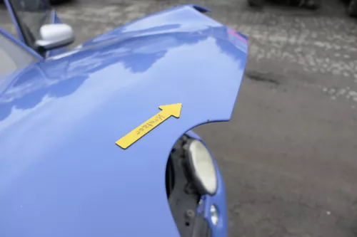 VW Lupo Motorhaube KLappe vorne blau LR5A (161463)