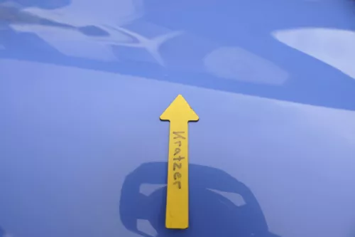 VW Lupo Motorhaube KLappe vorne blau LR5A (161463)