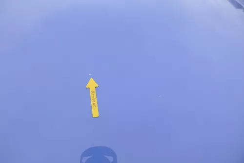 VW Lupo Motorhaube KLappe vorne blau LR5A (161463)