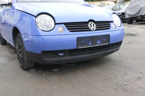 VW Lupo Stoßstange vorne Frontstoßstange Stoßfänger blau LR5A jazzblue (161464)