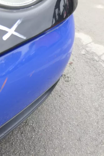 VW Lupo 6x Stoßstange vorne Frontstoßstange Stoßfänger blau LW5Z jazzblue (161473)