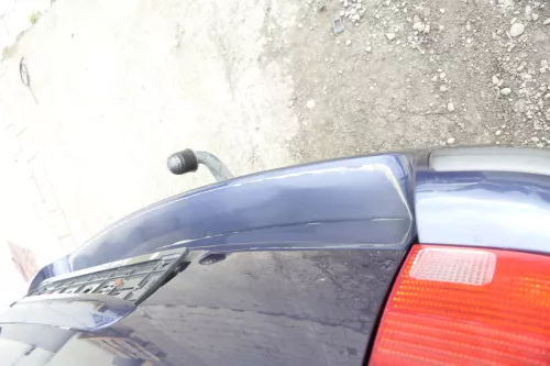 VW Passat 3B 3B5 Kombi Stoßstange hinten Heckstoßstange Stoßfänger blau LN5Y (161535)