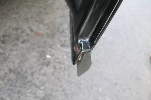 Audi A6 4B C5 Tür nur Türblatt vorne rechts Beifahrertür schwarz LZ9W (161551)