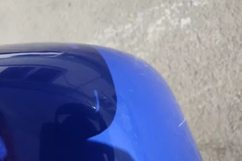 VW Lupo Stoßstange hinten Heckstoßstange Stoßfänger blau LW5Z (161822)