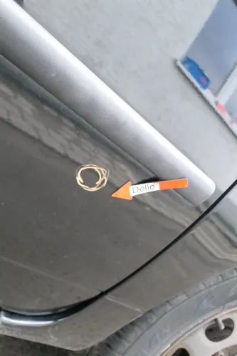 VW Lupo Seat Arosa Tür vorne rechts Beifahrertür schwarz L041 (mechanischerFenst (162082)