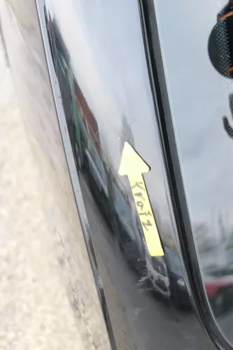 VW Lupo 6X Heckklappe Klappe Kofferraumklappe Scheibe schwarz L041 ohneAnbautei (162084)