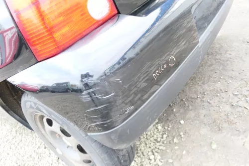 VW Lupo Stoßstange hinten Heckstoßstange Stoßfänger schwaz L041 v (162087)