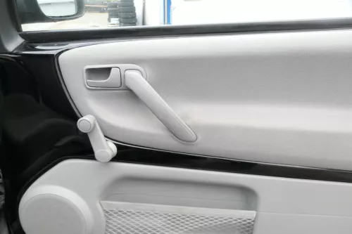 VW Lupo Arosa Türverkleidung Verkleidung Tür vorne rechts oben grau (162089)