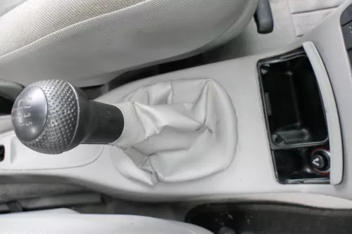 VW Lupo Polo 6N Schaltknauf Schaltsack Schaltung Schaltknüppel grau (162093)