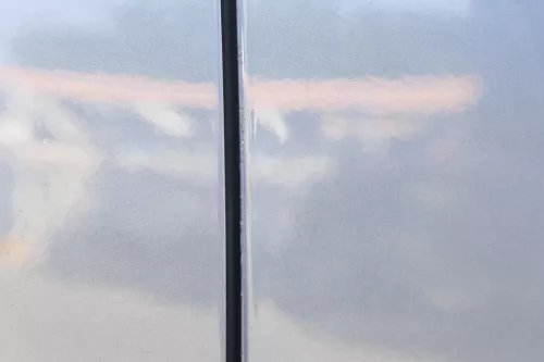 Skod Fabia 6Y Kombi Limousine Tür vorne rechts Beifahrertür grau LF7V ohne Anbau (162157)