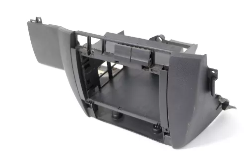 Skoda Fabia 6Y Mittelkonsole Verkleidung um Radio schwarz 6Y1858089A 47H (162162)