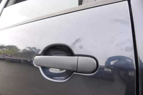 Audi A2 8Z Tür mit Türblatt hinten links blau LZ5Q kobaltblau - ohne Anbauteile (162187)