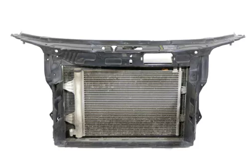 Skoda Roomster Fabia 5J Schloßträger mit Kühler Kondensator Lüfter 1.9 TDI Benzi (162293)